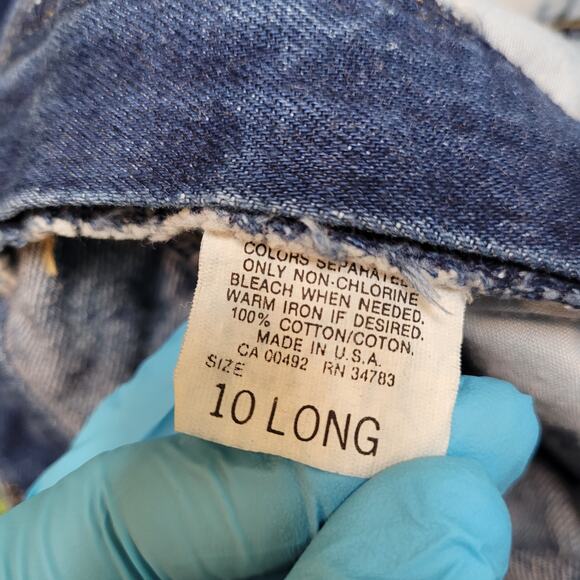 VTG 80s Lee High Waisted Mom Jeans Womens 27x32 Pleated Tapered - Picture 7 of 8